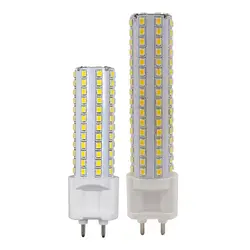 G12 светодиодный Светодиодная лампа-кукуруза AC85V-265V 10 Вт 108 светодиодный 15 Вт 144 светодиодный высокое Яркость 2835 Светодиодный кукурузная