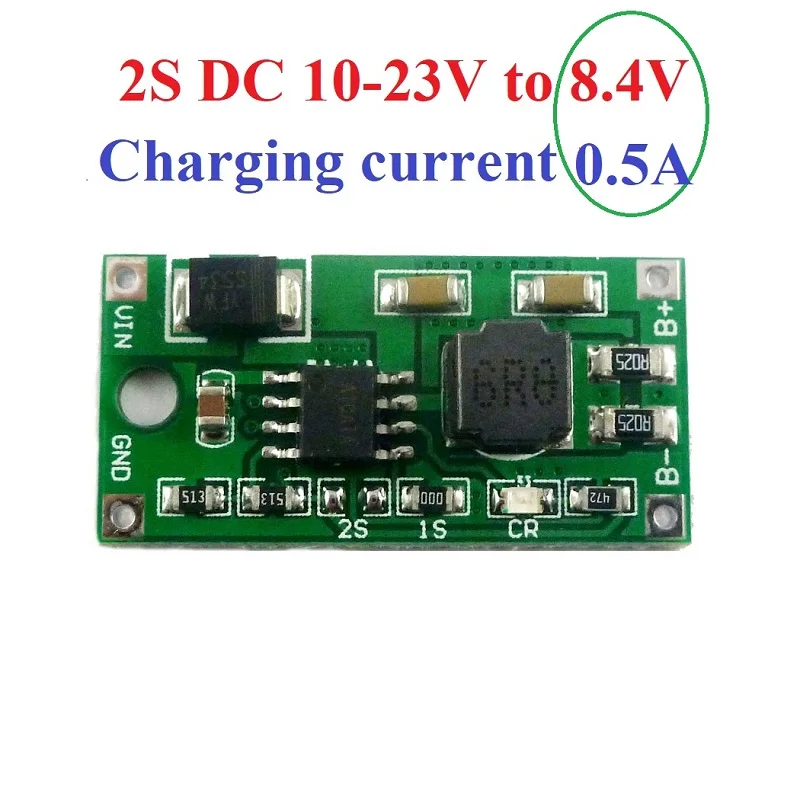 2A мульти-сотовый синхронизация Li-Ion Зарядное устройство DC 5 V-23 V до 4,2 V 8,4 V 12,6 V для 3,7 V 7,4 V 11,1 V 18650 Литий Батарея - Цвет: 2S-05A