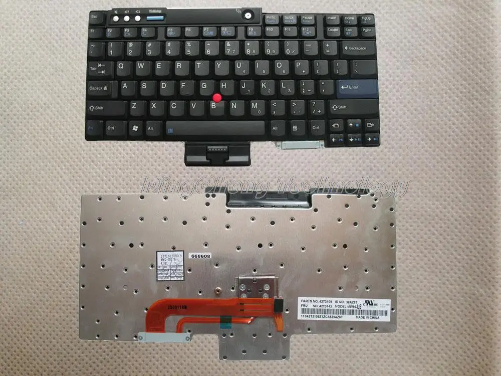Высококачественная Оригинальная клавиатура для ноутбука Lenovo T400 R400 Z61 T500 R60 T61 T60 W700