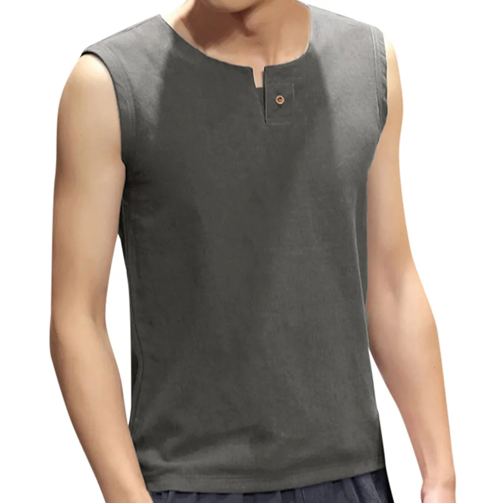 Men/'s Stripe Sleeveless Vest Summer Beach Training Gym Sports Tank Top T-Shirt