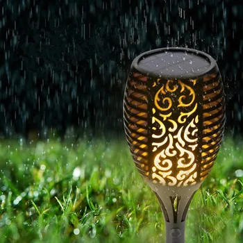 

Solar Garden Light Flame Shape Outdoor Induction Light For Garden Insert Ground Decorative Landscape Garden Lamp