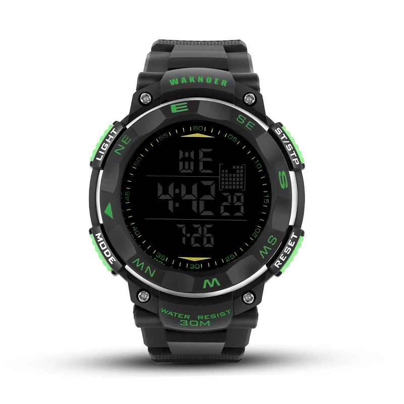 

WAKNOER Fashion Digital Watch Sports Watches Men Multifunction Waterproof Military Sport Men's Watch Saat Relogio Masculino