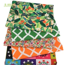 Chainho, Цветочная серия, хлопок и лен с принтом ткань для DIY стеганое и швейное диван, скатерть, занавеска, сумка, материал подушки, 50x148 см