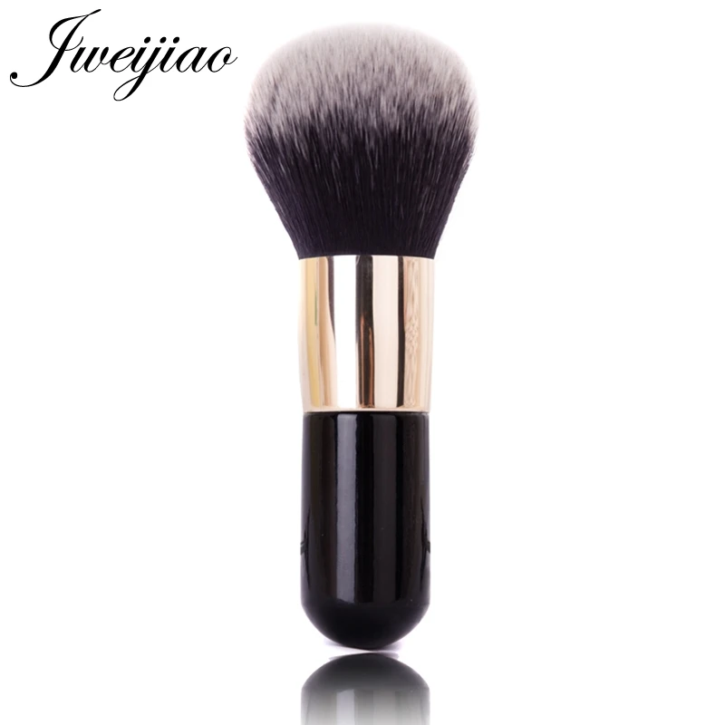

JWEIJIAO Arc Cream Single Big Powder Brush with Golden Handle Professional Cosmetic Make-up Foundation Blush
