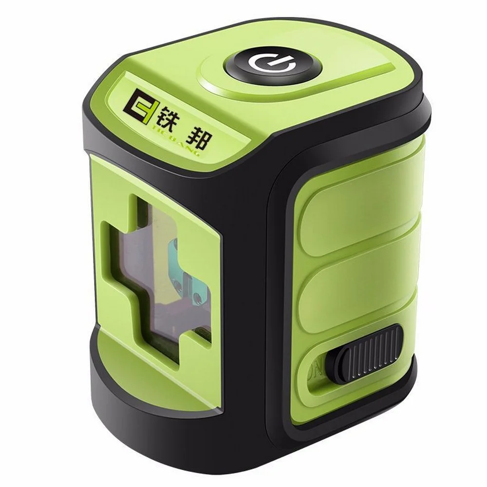 

Red Green Blue Laser Level 2 Lines Green Beam Cross Line Auto Self-Leveling Horizontal And Vertical with Upper Wall Bracket