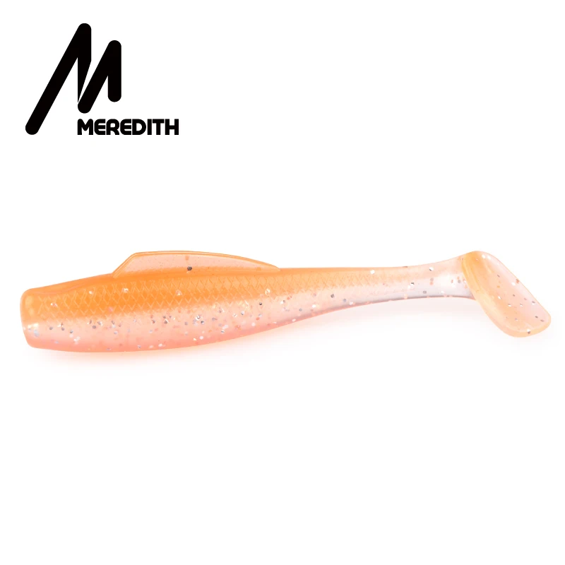 MEREDITH, 8 шт./лот, DieZel Minnow, мягкие приманки для рыбалки, легко ловить рыбы, 80 мм, 5,9 г, приманки из ПВХ, Т-образный хвост и умный корпус - Цвет: H