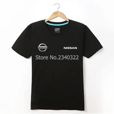 

4S shop summer short-sleeved Nissan T-shirt men and women tooling car club clothes logo customer T shirts