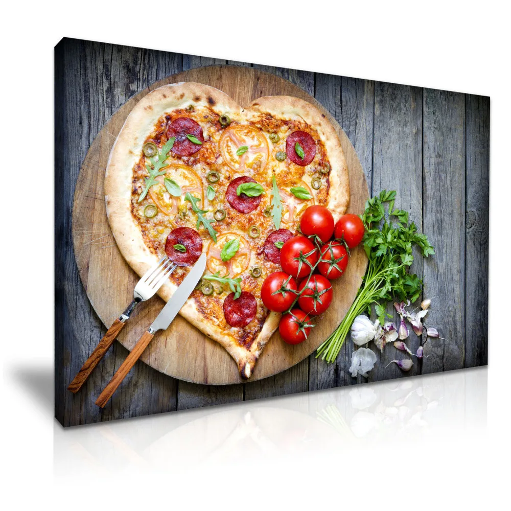 Large Canvas PicturesArts Pizza Wall Art Prints Canvas Print Pictures