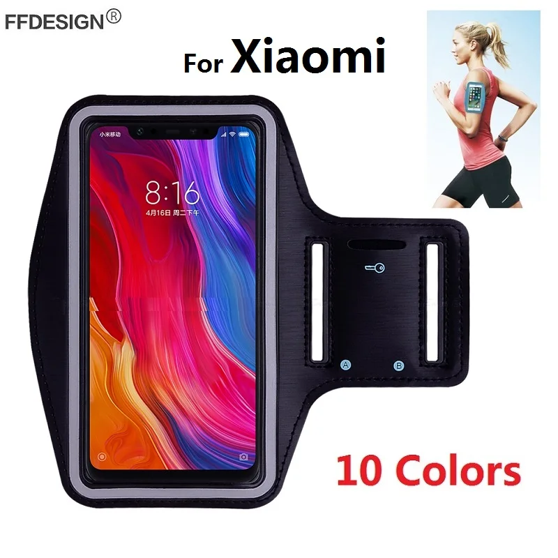 

Arm band Gym Sports Running Phone Case for Xiaomi Mi A1 A2 Lite Mix 2 2s 5s Plus Note 2 3 Mi5 Mi6 Mi 8 SE Phone Case Cover Pouch