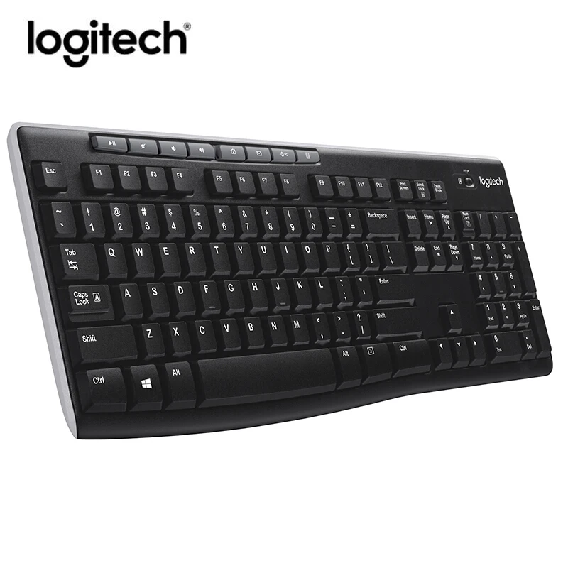 

Logitech Wireless Keyboard K270 Long-Range Wireless Keyboard Laptop Desktop Multimedia Keyboard