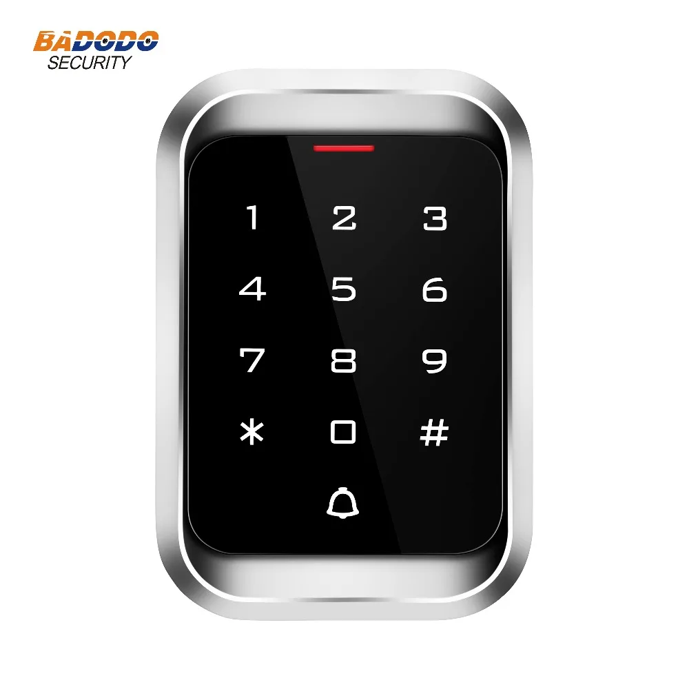 

Outdoor indoor use IP68 waterproof metal case touch keypad standalone access controller reader T1302 RFID EM ID card