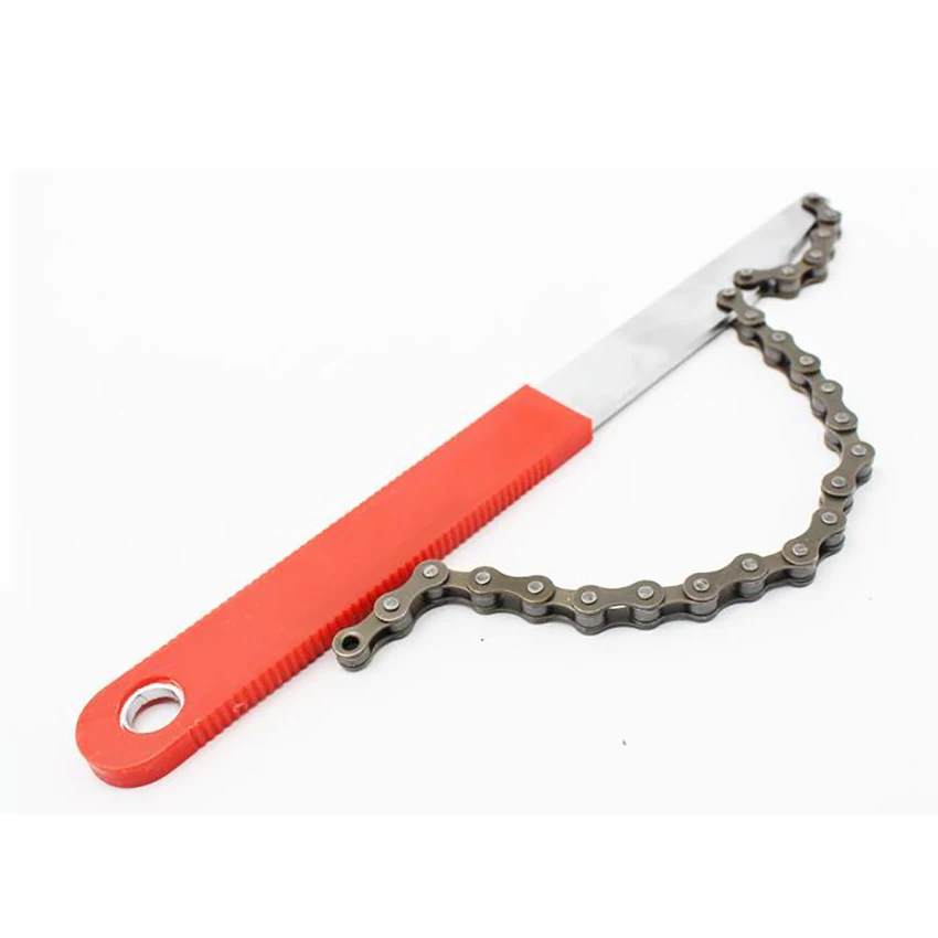 

1PC Bike Flywheel Removal Tools Cassette Removal Chain Bicycle Carbon Steel Repair Spanner Outdoor Riding Portable Wrench
