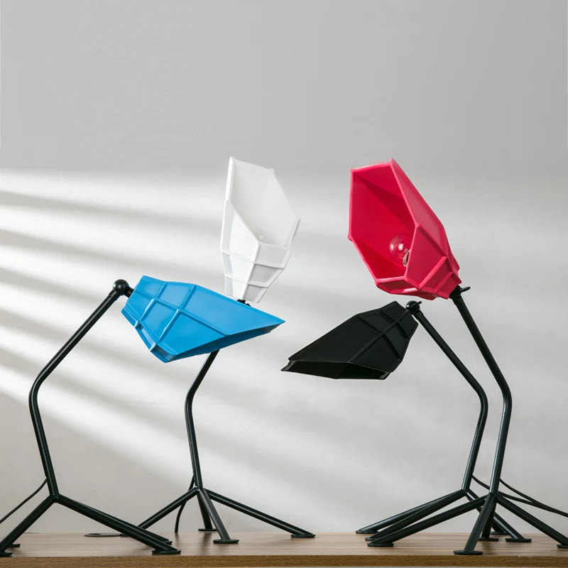 

Creative design table lamps personalized desk lamp for living room study exhibition hall research blue pink white table lights