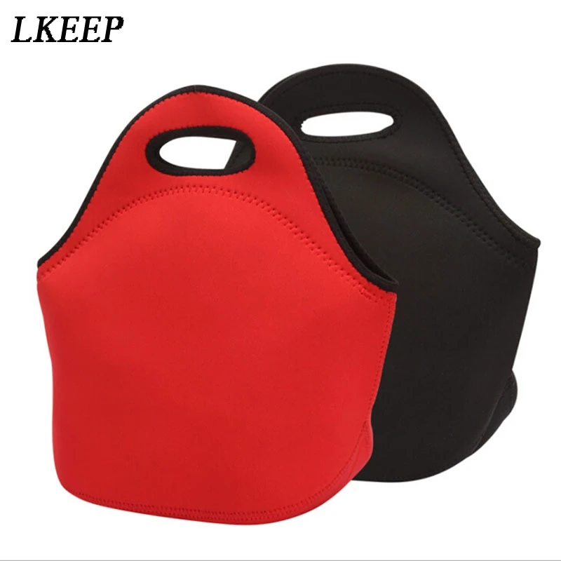 

Thermal Insulated Neoprene Lunch Bag for Women Kids Lunch bags Cooler Insulation Lunch Box food bag