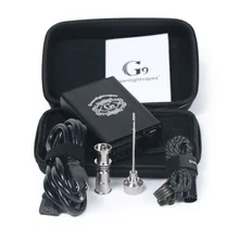 Greenlightvapes G9 Mini Caixa Enail Aquecedor Bobina Elétrica prego DIY Dabbe Digital Controle De Temperatura para o Tubo de Sonda De Vidro Bong Vapor
