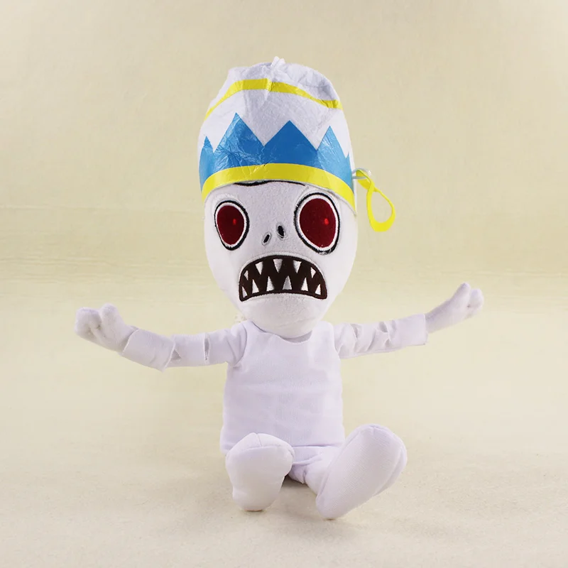 37cm Plants vs Zombies Plush Toy PVZ Buckethead Mummy Zombies Soft