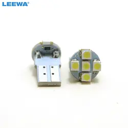 Leewa 200 шт. DC12V T10/194/168 Клин 1 Вт 1210 5smd светодиодный Белый свет автомобилей Номерные знаки для мотоциклов indoor парковка лампы # ca4637