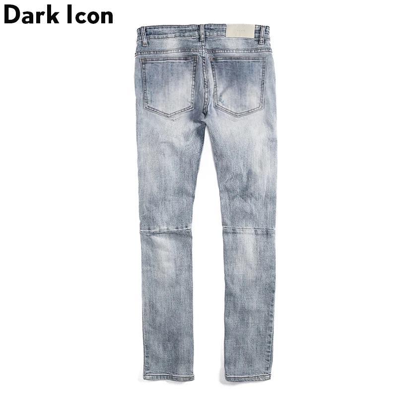Мужские джинсы с молнией на щиколотке Dark Icon новинка 2019 модные уличные обычные