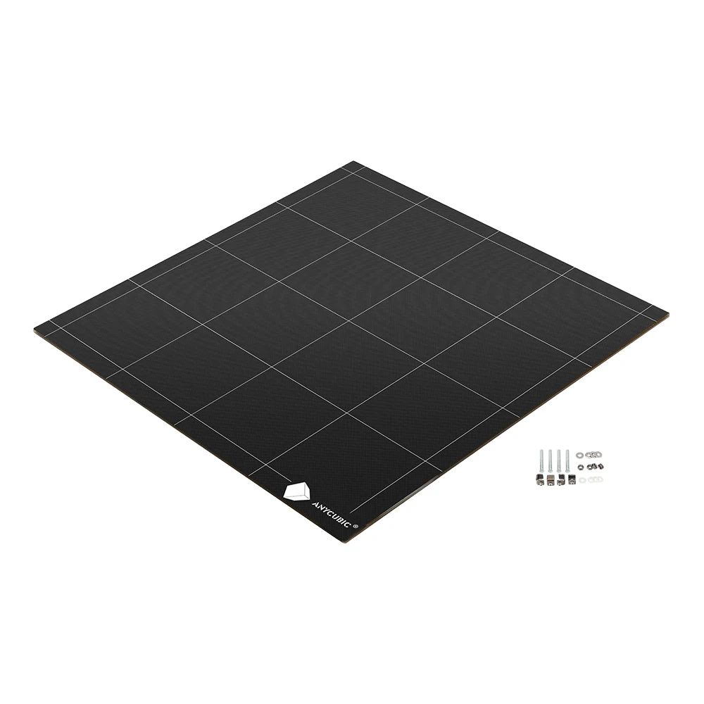 ANYCUBIC Chiron 3D принтер тепловая платформа Ultrabase легко снимается площадь 430x410x4 мм 12 В/24