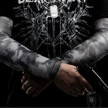 Открытый солнцезащитный крем нарукавники для велоспорта Защита от солнца УФ Arm камуфляж клещ узор рукава руку спортивные рукава велосипед аксессуары