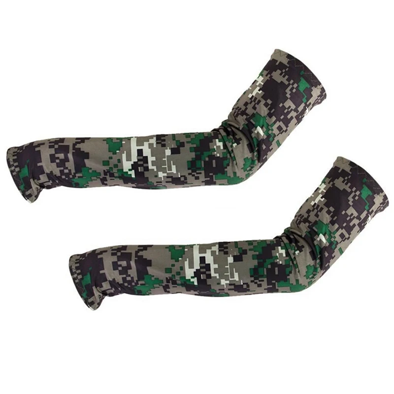 

Digital Camouflage Arm Sleeves Sun Shade UV Protection Arm Covers Outdoor Sports Golf Cycling Arm Warmers Sleeves