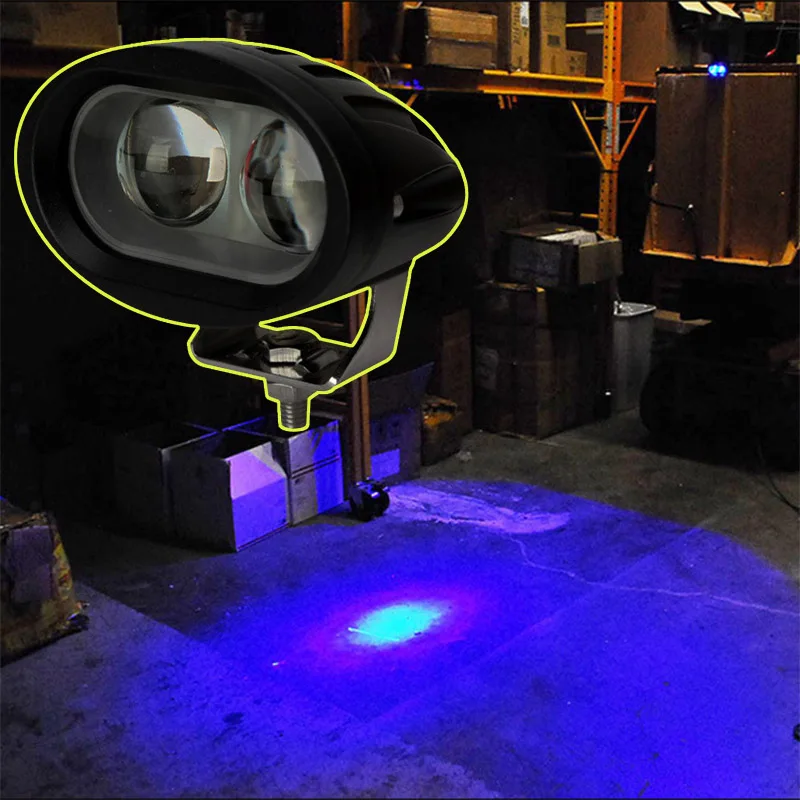Blue Safety Point Spot Signal Spotlight Driving Led Work Warn Lamps for Forklift Fork lift Truck Emergency Industrial Machine Warning Indicator (5)