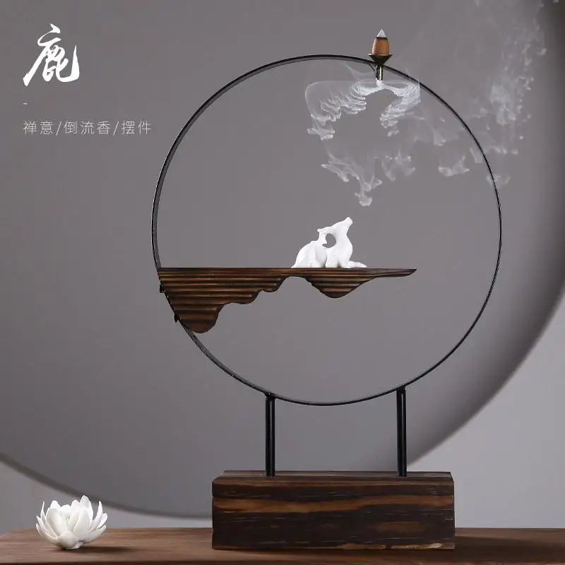 Creative Zen украшения для крыльца простой ретро Китайский керамические изделия Гостиная Office для дома мягкие украшения - Цвет: A