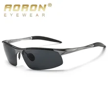 AORON, мужские Поляризованные алюминиевые солнцезащитные очки, HD очки для мужчин, для вождения, lunette de soleil homme zonnebril mannen oculos masculino
