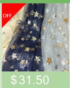 1 ярд блестки кружевная ткань блестящая Звезда тюль, сетчатый материал ткань для свадебного платья Одежда Аксессуары для штор 91 см* 130 см