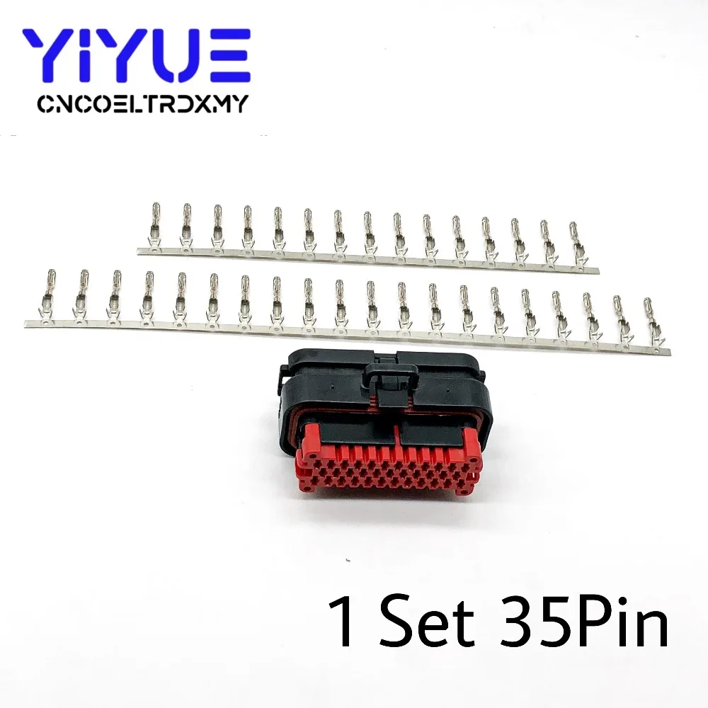 Conector impermeável com Terminais, Plugue Automotivo Feminino,