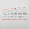 Free shipping 100 pcs/lot Silver/Gold/Rose Gold bra o-rings sliders hooks lingerie adjuster underwear accessories ► Photo 3/5