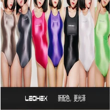 DROZENO, сексуальный купальник, женский, блестящий, гладкий, цельный, боди, косплей, конкурентный купальник, LEOHEXShiny, купальники, женский купальник