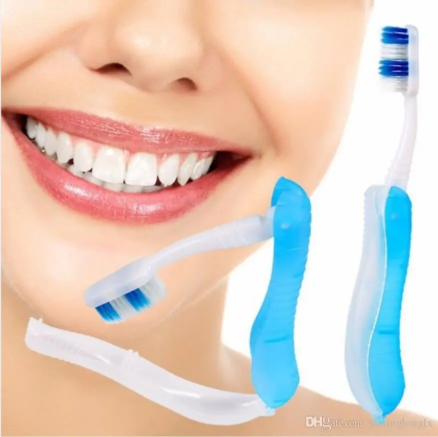 

1pc WholeSale Dropshipping MOONBIFFY Disposable Foldable Travel Camping Toothbrush Hiking Tooth Brush Tooth Cleaning Tools