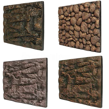 

1pc 60 x 45 x 3cm Aquarium Foam Rock Stone Fish Tank Background Wall 3D ReptileTerrarium Vivarium