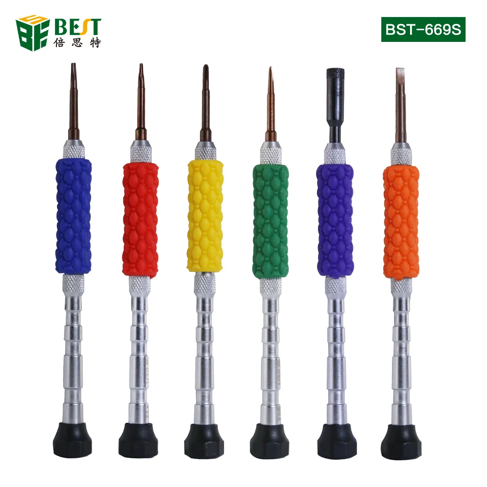 BST-669S Screwdriver Cell Phone Repair Tools Torx Phillips Trigonal Kit for iPhone 7 Samsung Tablet set | Инструменты