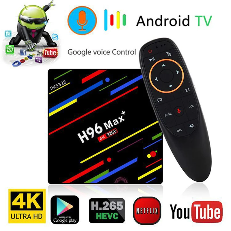 

RK3328 MAX 32GB 64GB Android 8.1 TV Box H96 Pro Mini Android 8.1 Smart TV BOX K17.6 HD Smart Network Media Player