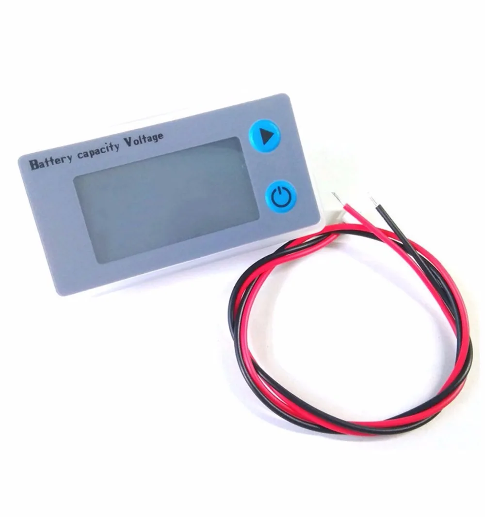 Multifunction LCD Lead Acid Battery Capacity Meter Voltmeter with
