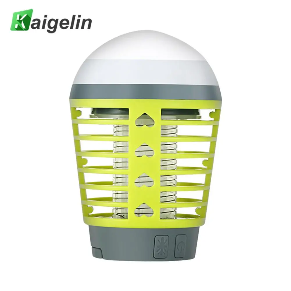 

Portable USB Rechargeable LED Mosquito Killer Lamp Waterproof Anti Repellent Fly Bug Zapper Insect Killer Light with Hook