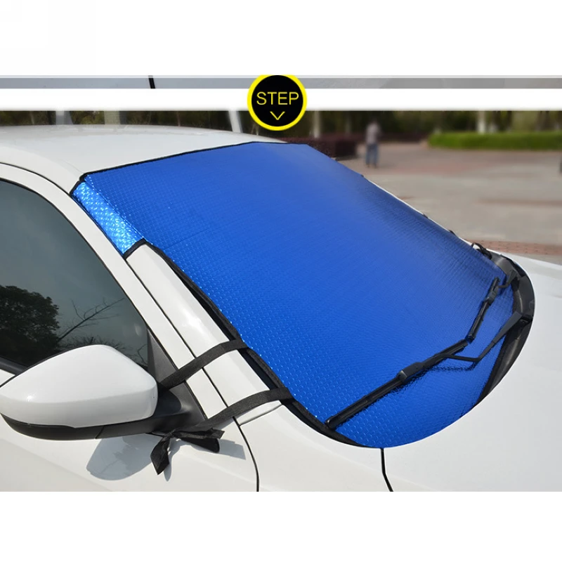 140*90cm Universal Car Front Windshield SUV Sunshade Windscreen Cover Sun Shield