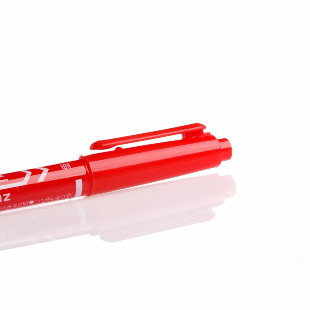 Перманентный маркер двойной головкой крюк линия тонкой/Толстой ручкой чернил инструмент водонепроницаемый