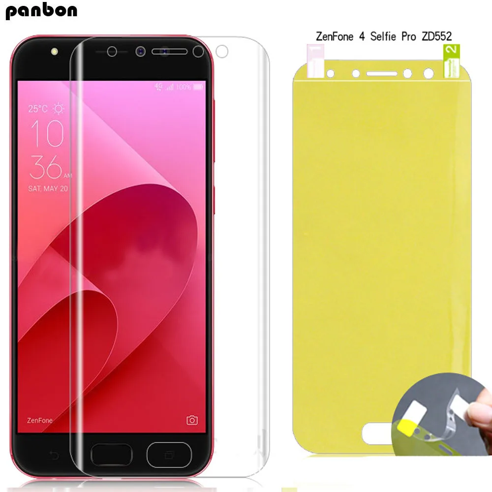 

3D Soft Nano front Film for Asus Zenfone 4 Selfie Pro ZD552KL 4 max Pro ZC554KL ZE554KL Screen Protecter Hydrogel
