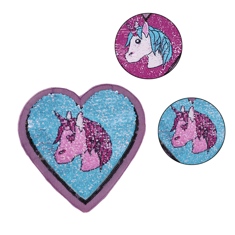 

Unicorn2018 Hot Patches For Clothing Sewing On Sequins Applique Applications Motif Embroidery Patches Sticker DIY Accessories