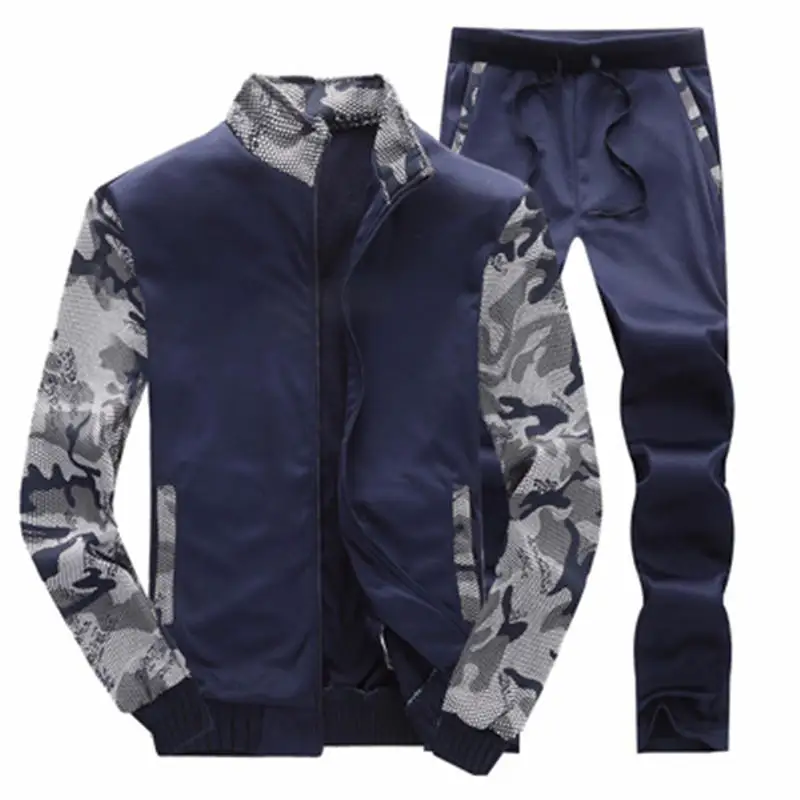 

Men Sportswear Hoodies Set Jacket +Pants Spring Autumn Suit Clothes Tracksuits Male Sweatshirts Coats Track Suits Joggers