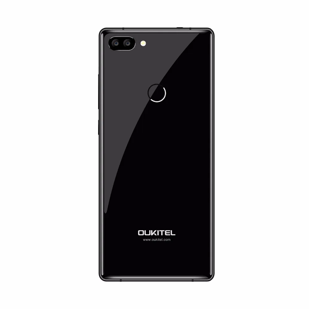 Смартфон Oukitel MIX 2 5,9" с 18:9 экраном 4G, Восьмиядерный процессор HelioP25, 6 ГБ+ 64 ГБ, 21 Мп+ 13 МП камера, 9 В/2 А, быстрое зарядное устройство, 4080 мАч, мобильный телефон