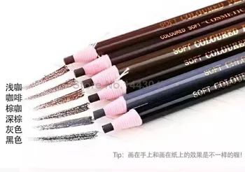 

Fresshipping 5Pcs High Quality Permanent Makeup Eyebrow Pencils Supply Cosmetic Beauty Eyebrow Pencil Wholesale