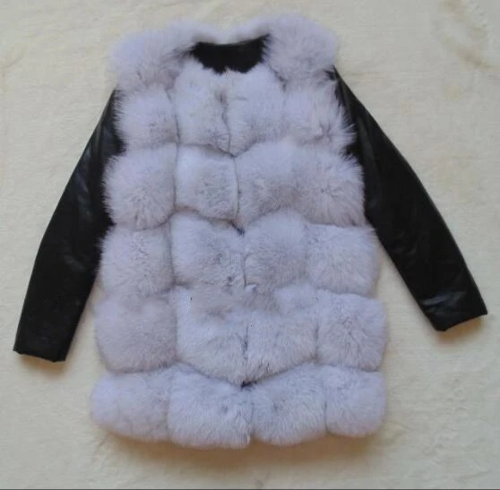 Lisa Colly высококачественное Женское пальто из искусственного лисьего меха, куртка из искусственной кожи с длинными рукавами, теплое зимнее пальто, пальто, плотное меховое пальто, верхняя одежда