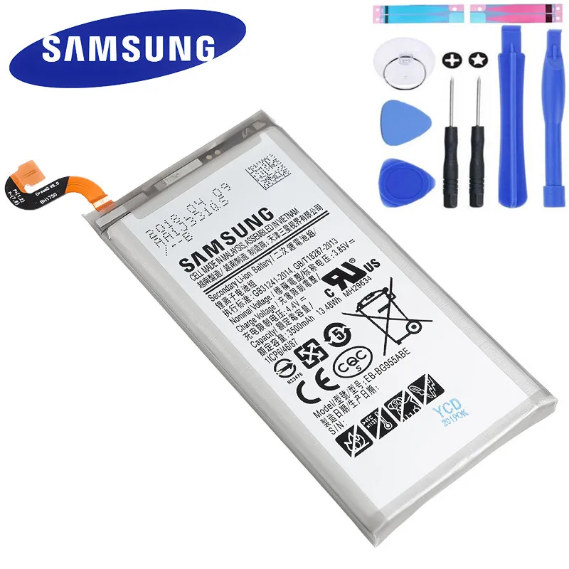 

Samsung Original Battery 3500mAh EB-BG955ABE Mobile Phone Batteries For Galaxy S8 Plus G955 G955F G955A G955T G955S G955P