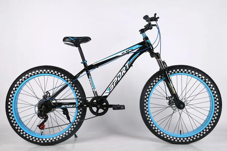 x-передний бренд снегоход 7,21, 24,27 скорость 2" 4 Fat Tire MTB горный велосипед редукция передач пляжный велосипед bicicleta - Цвет: B