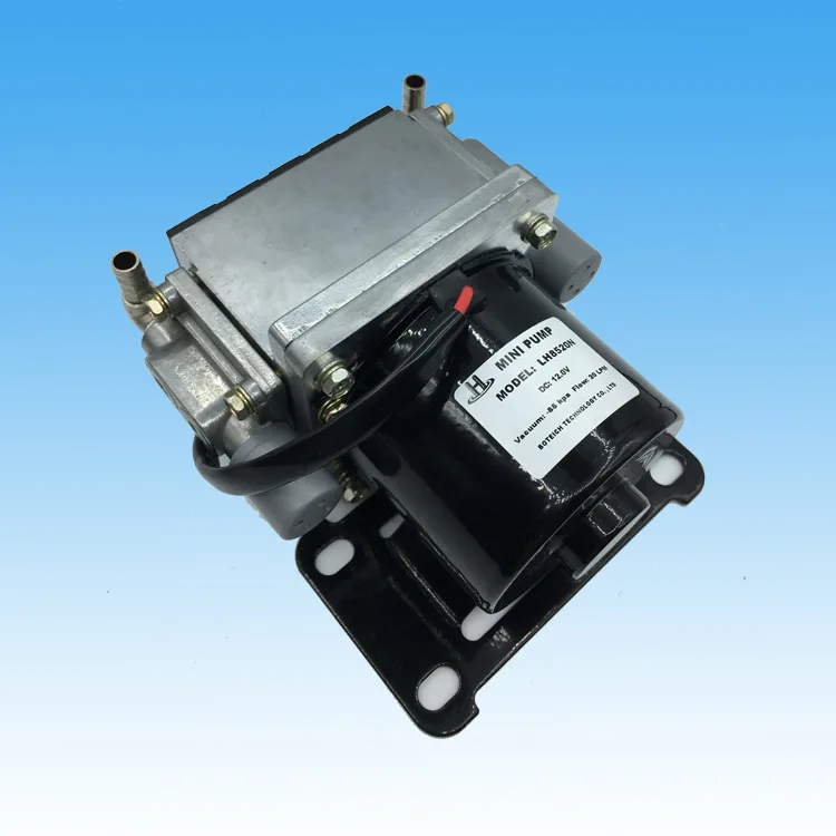 Quiet 12V/24V Vacuum Pump Air 85Kpa Vacuum Suction 25L/MIN Air Flow