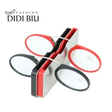 DIDI титановые мини очки для чтения, клипса для носа, очки для дальнозоркости, ретро сплав, коробка, очки по рецепту, степень от 1,0 до 3,5, H694